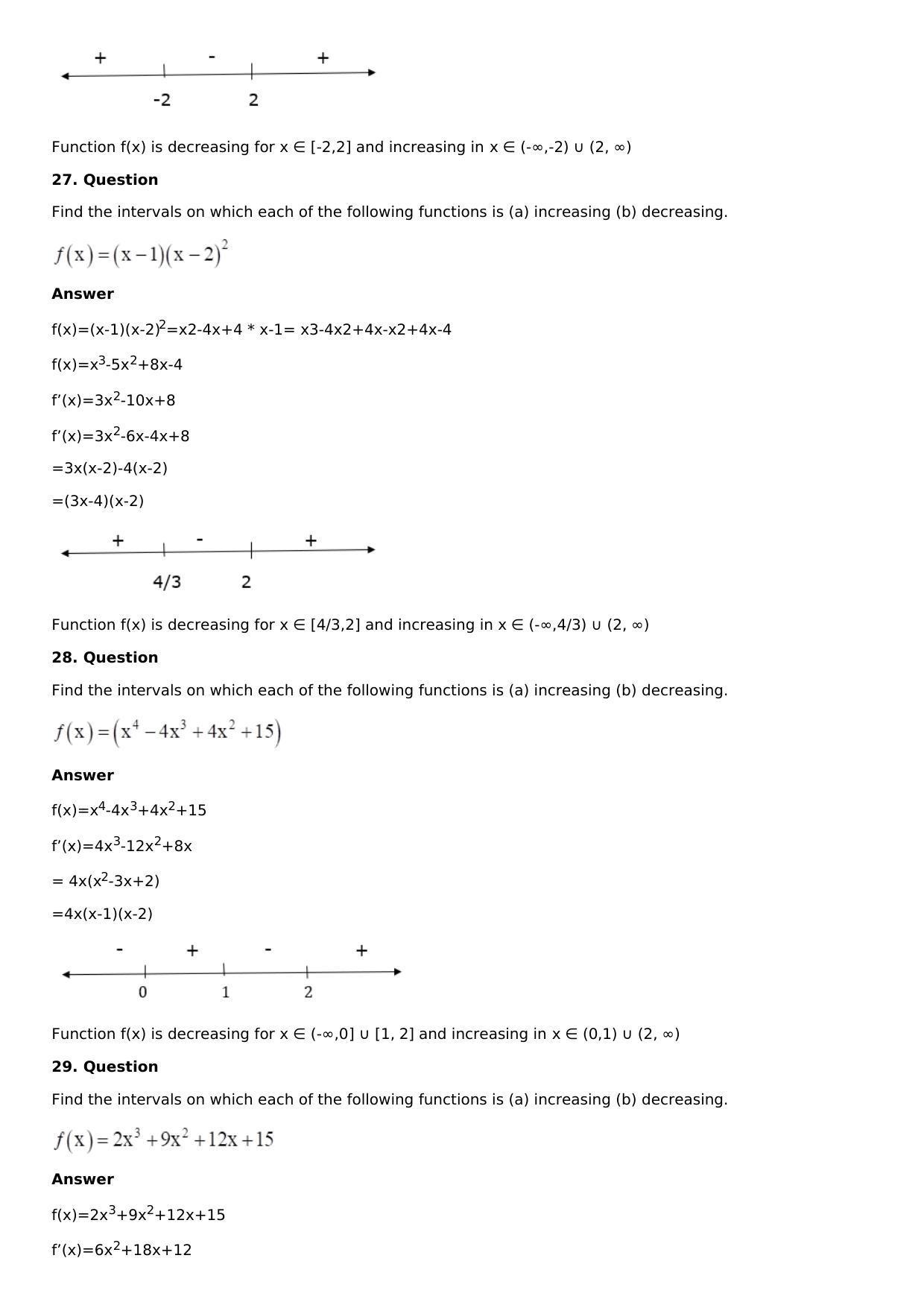 Chapter 11: Applications of Derivatives Solutions: RS Aggarwal Class 12 Solutions  - Page 119