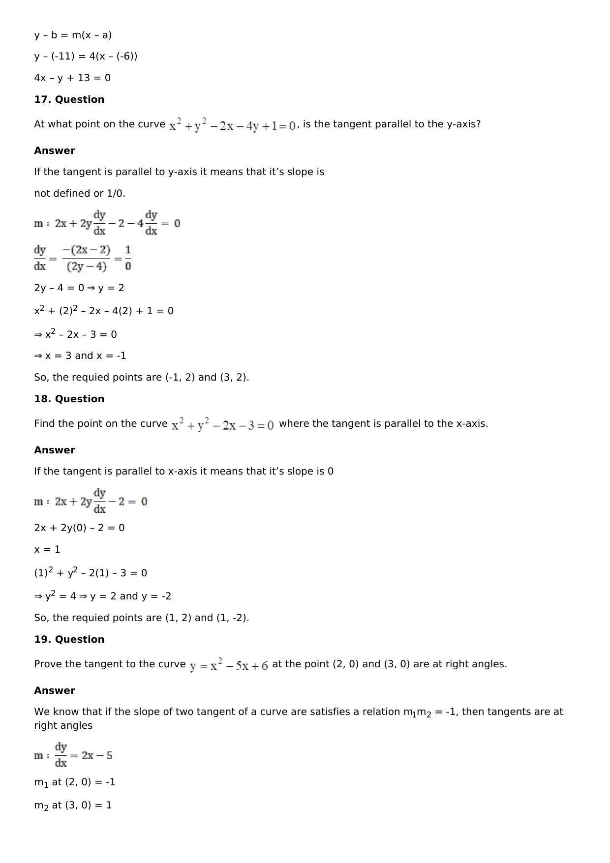 Chapter 11: Applications of Derivatives Solutions: RS Aggarwal Class 12 Solutions  - Page 127