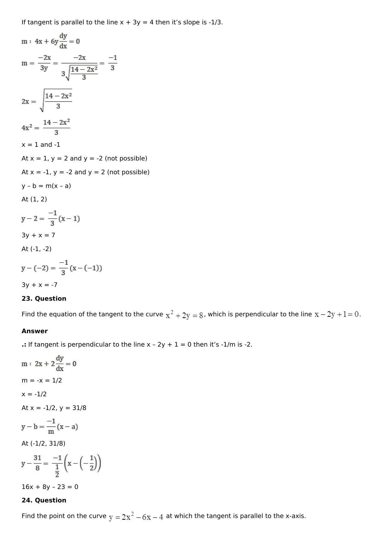 Chapter 11: Applications of Derivatives Solutions: RS Aggarwal Class 12 Solutions  - Page 129