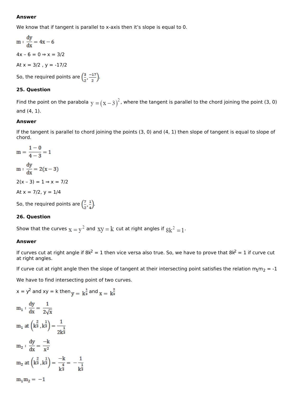 Chapter 11: Applications of Derivatives Solutions: RS Aggarwal Class 12 Solutions  - Page 130