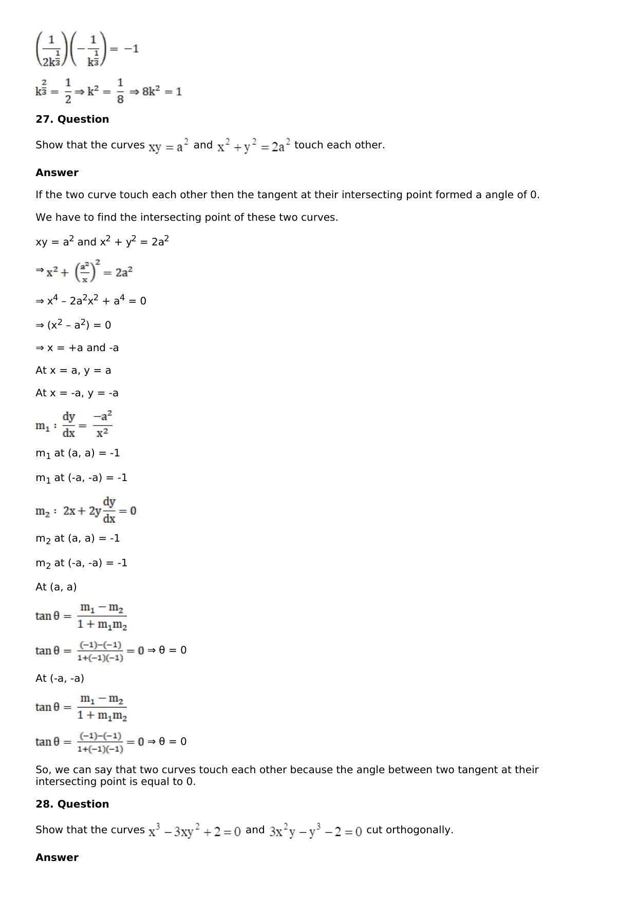 Chapter 11: Applications of Derivatives Solutions: RS Aggarwal Class 12 Solutions  - Page 131