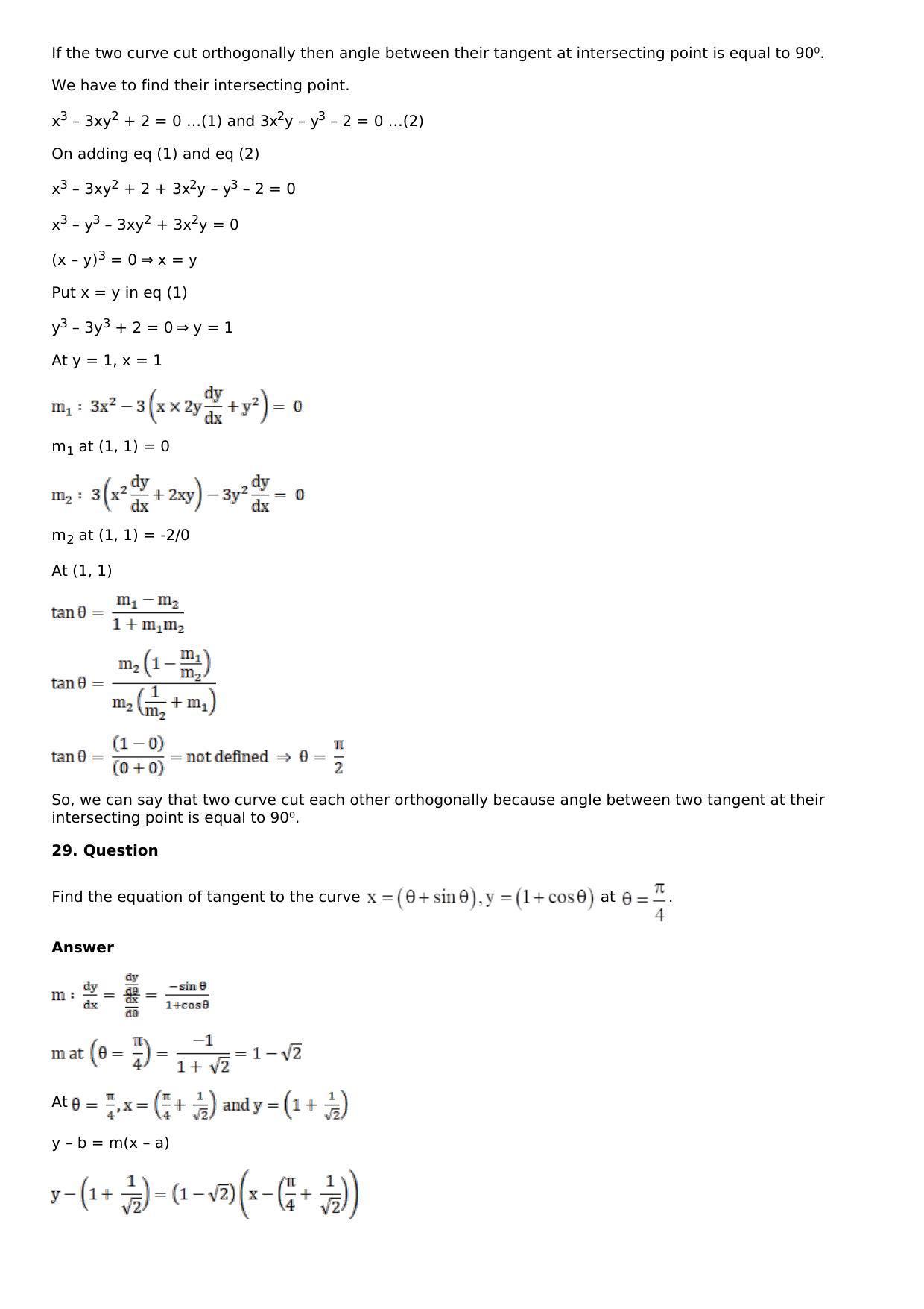 Chapter 11: Applications of Derivatives Solutions: RS Aggarwal Class 12 Solutions  - Page 132