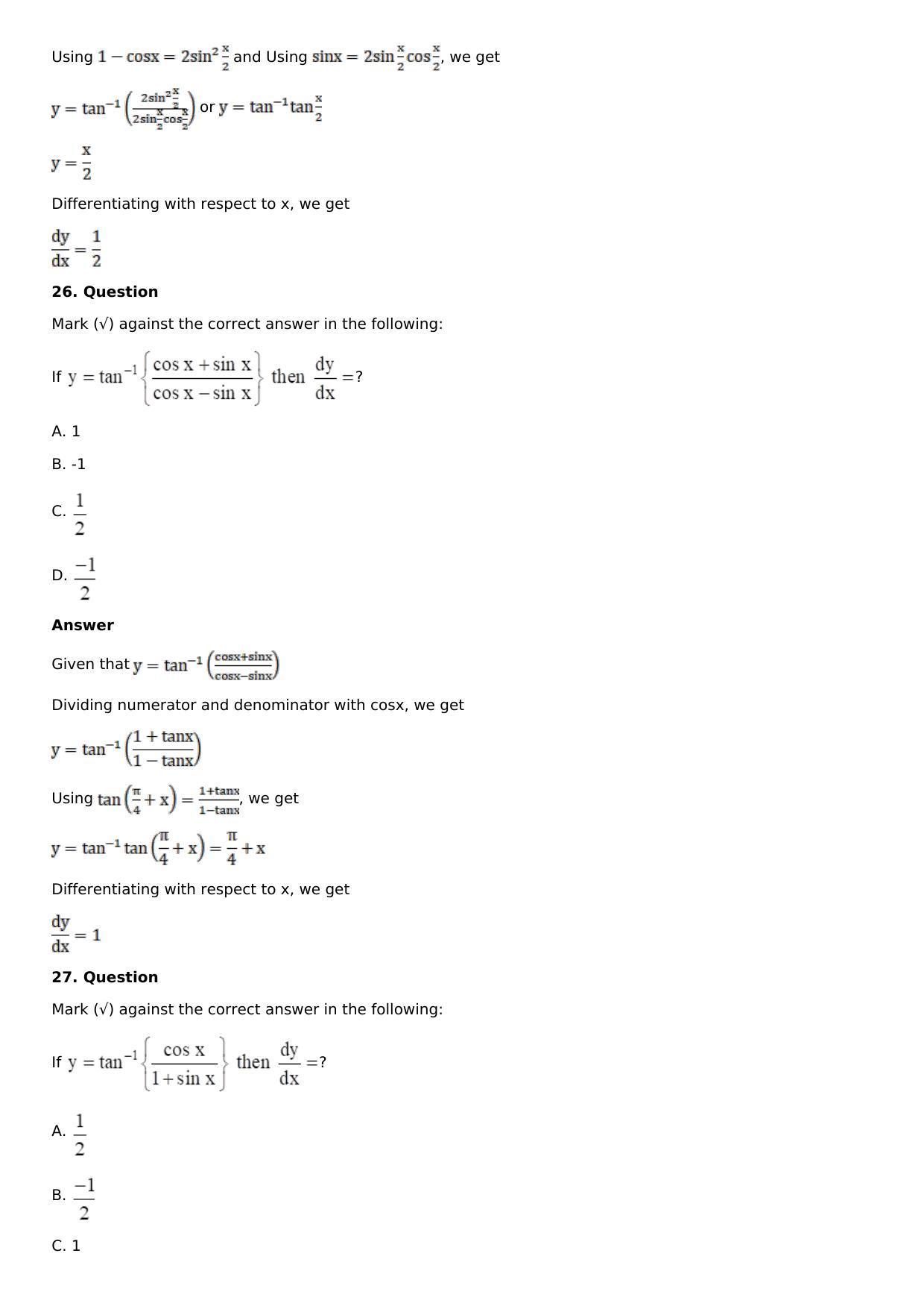 Chapter 11: Applications of Derivatives Solutions: RS Aggarwal Class 12 Solutions  - Page 148