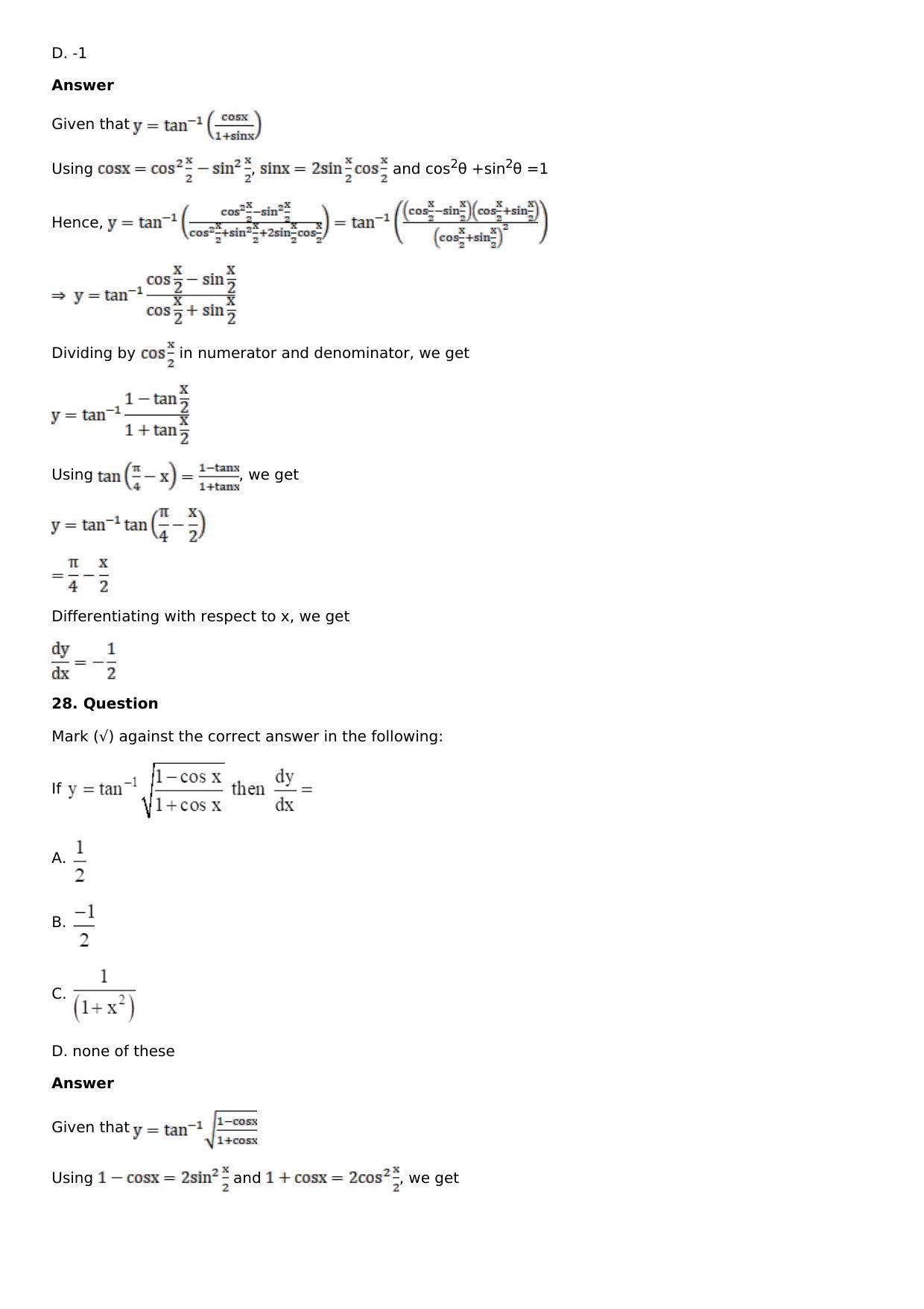 Chapter 11: Applications of Derivatives Solutions: RS Aggarwal Class 12 Solutions  - Page 149