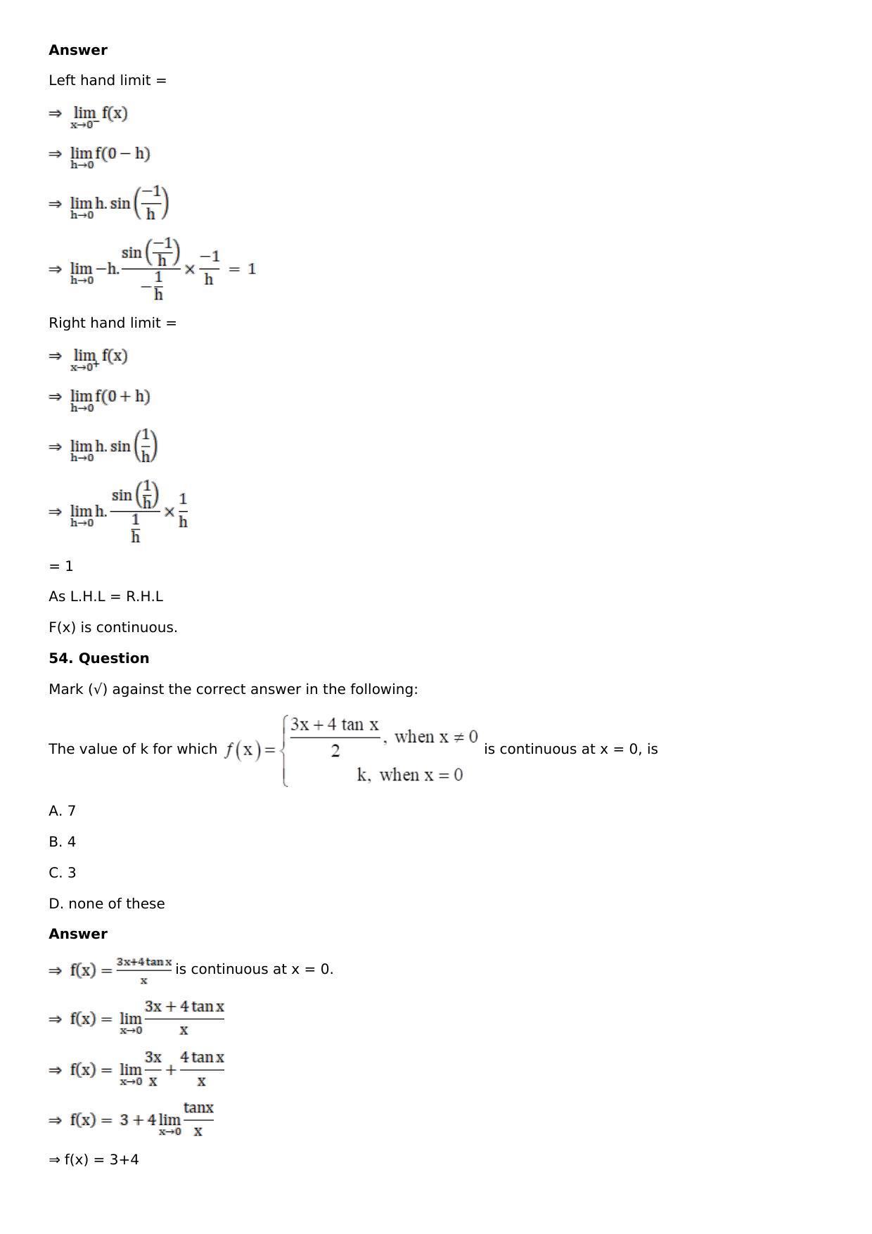 Chapter 11: Applications of Derivatives Solutions: RS Aggarwal Class 12 Solutions  - Page 167