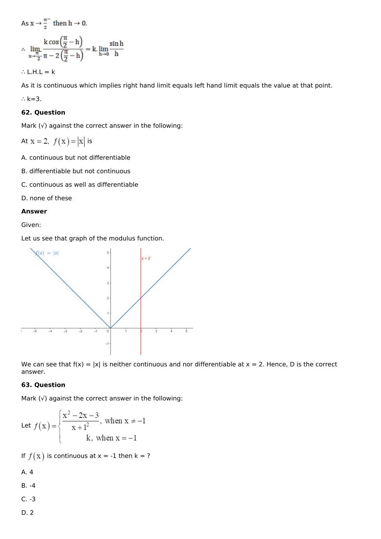 Chapter 11: Applications of Derivatives Solutions: RS Aggarwal Class 12 Solutions  - Page 172