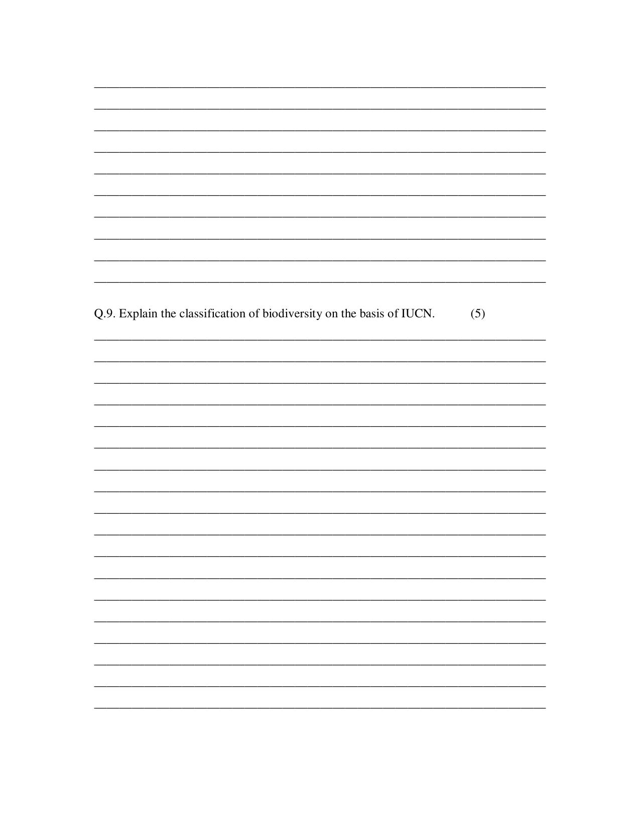 CBSE Worksheets for Class 10 Social Science Geography Forest and Wildlife Resources Assignment 1 - Page 4