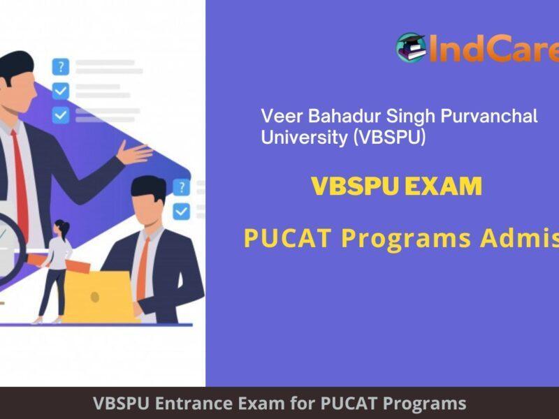 VBSPU PUCAT Exam