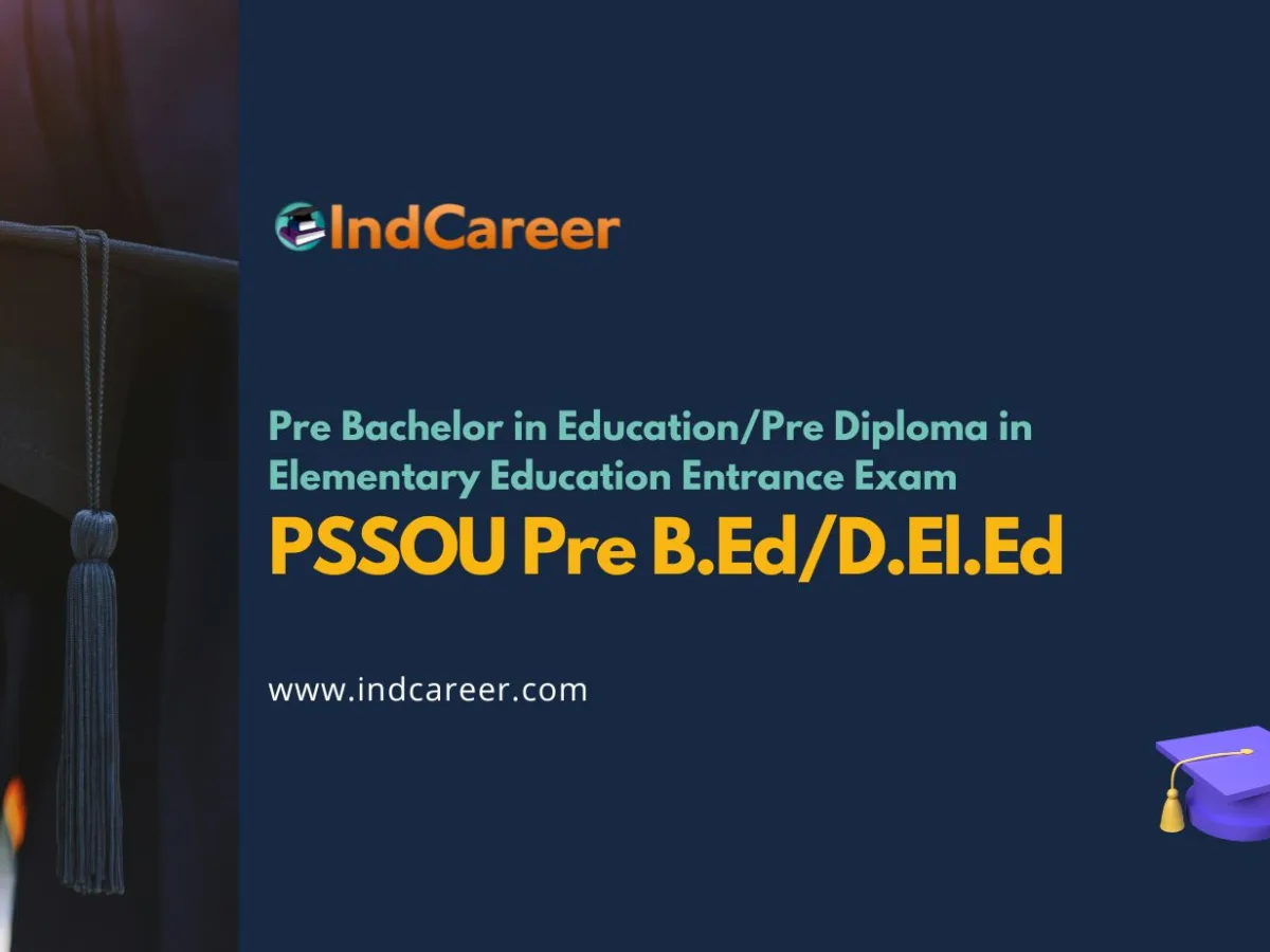 PSSOU Pre B.Ed/D.El.Ed