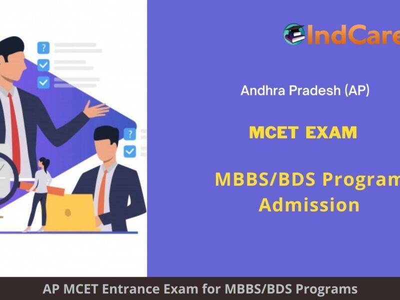 AP MCET Exam, Vijayawada