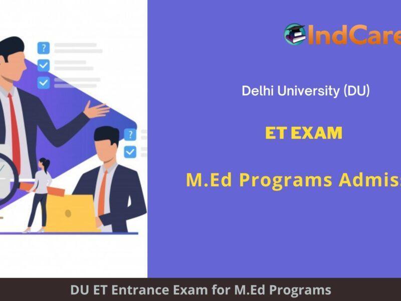 DU M.Ed Exam