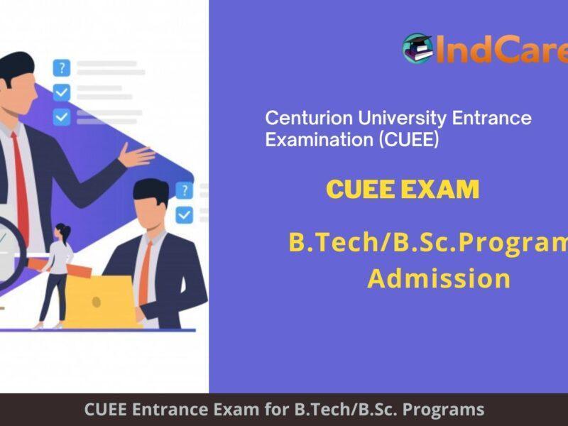 CUEE B.Tech/B.Sc. Exam
