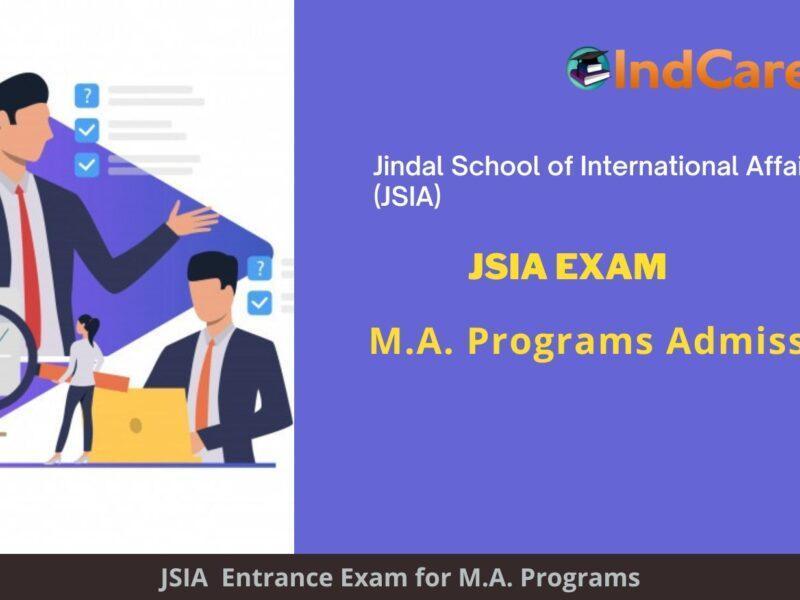 JSIA M.A. Exam