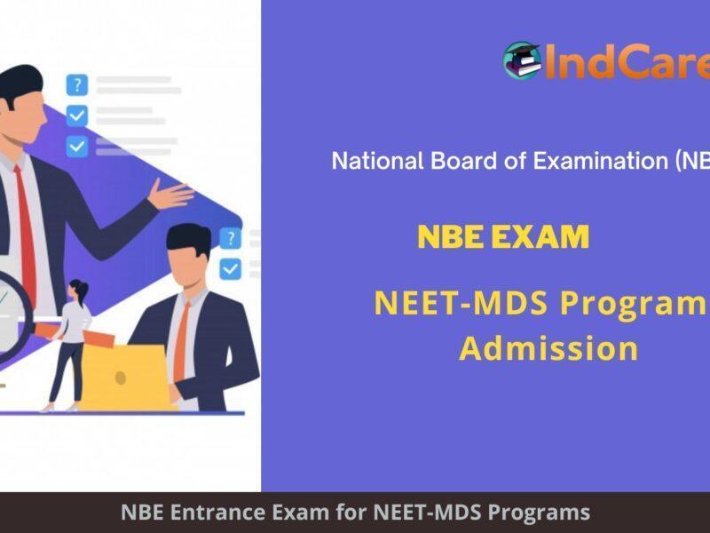 NBE NEET-MDS Exam
