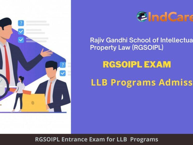 RGSOIPL LLB Exam
