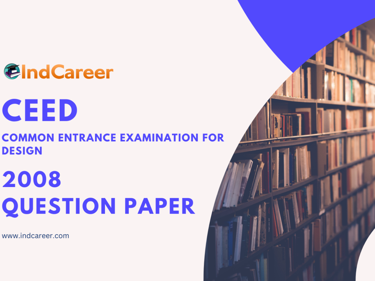 CEED 2008 Question Paper