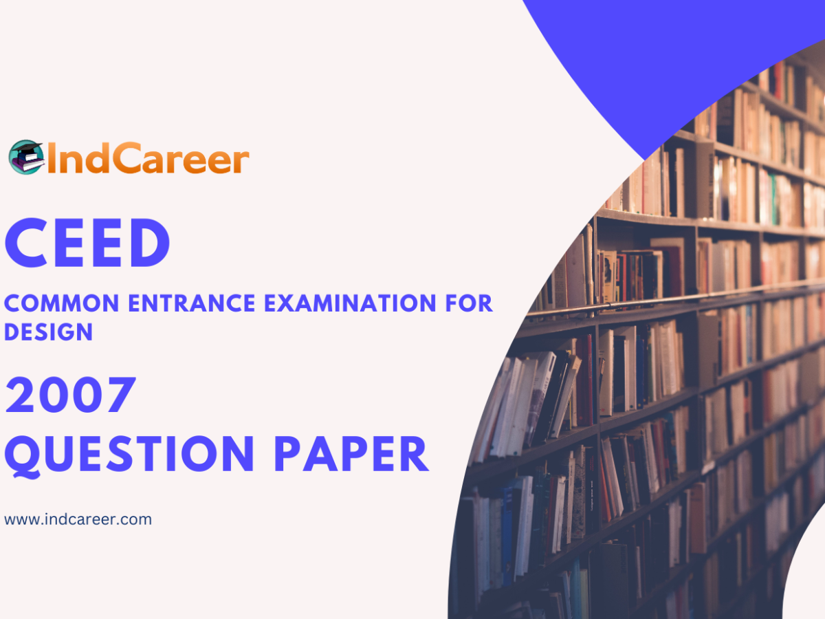 CEED 2007 Question Paper