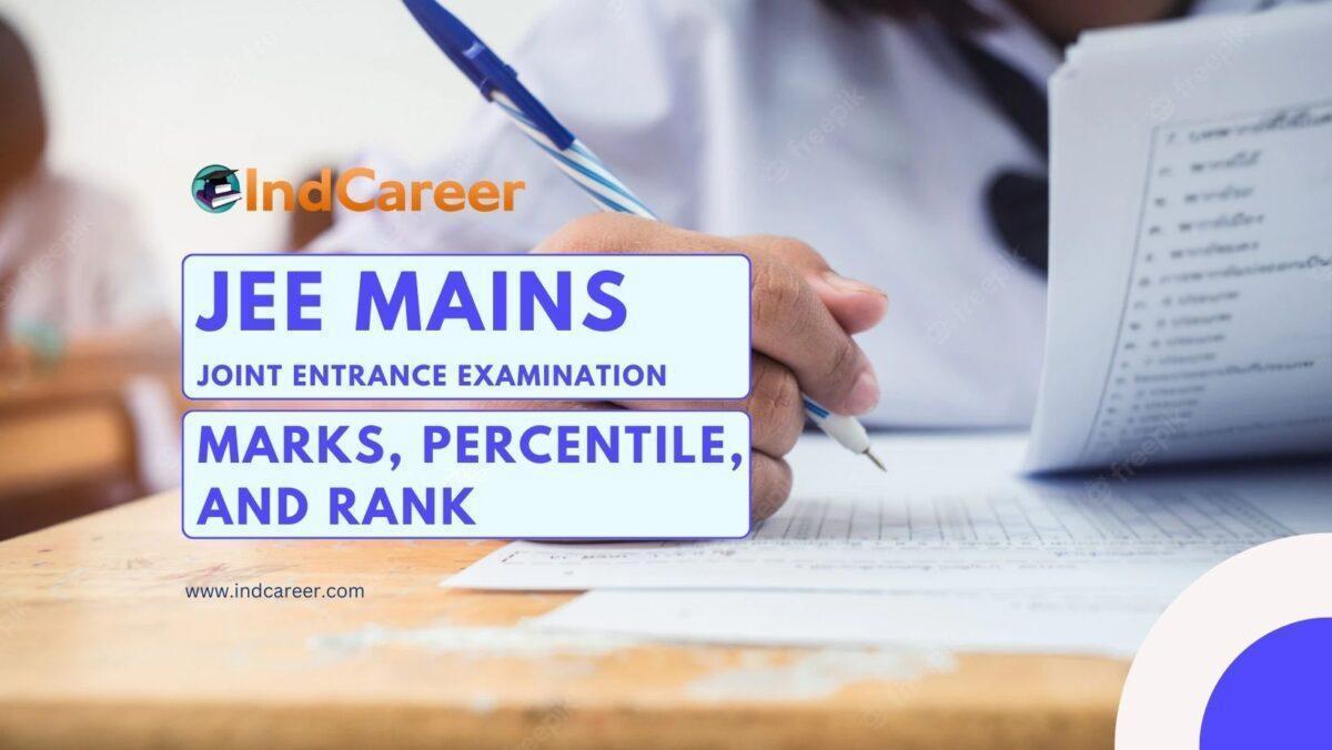 JEE Main Marks, Percentile, and Rank