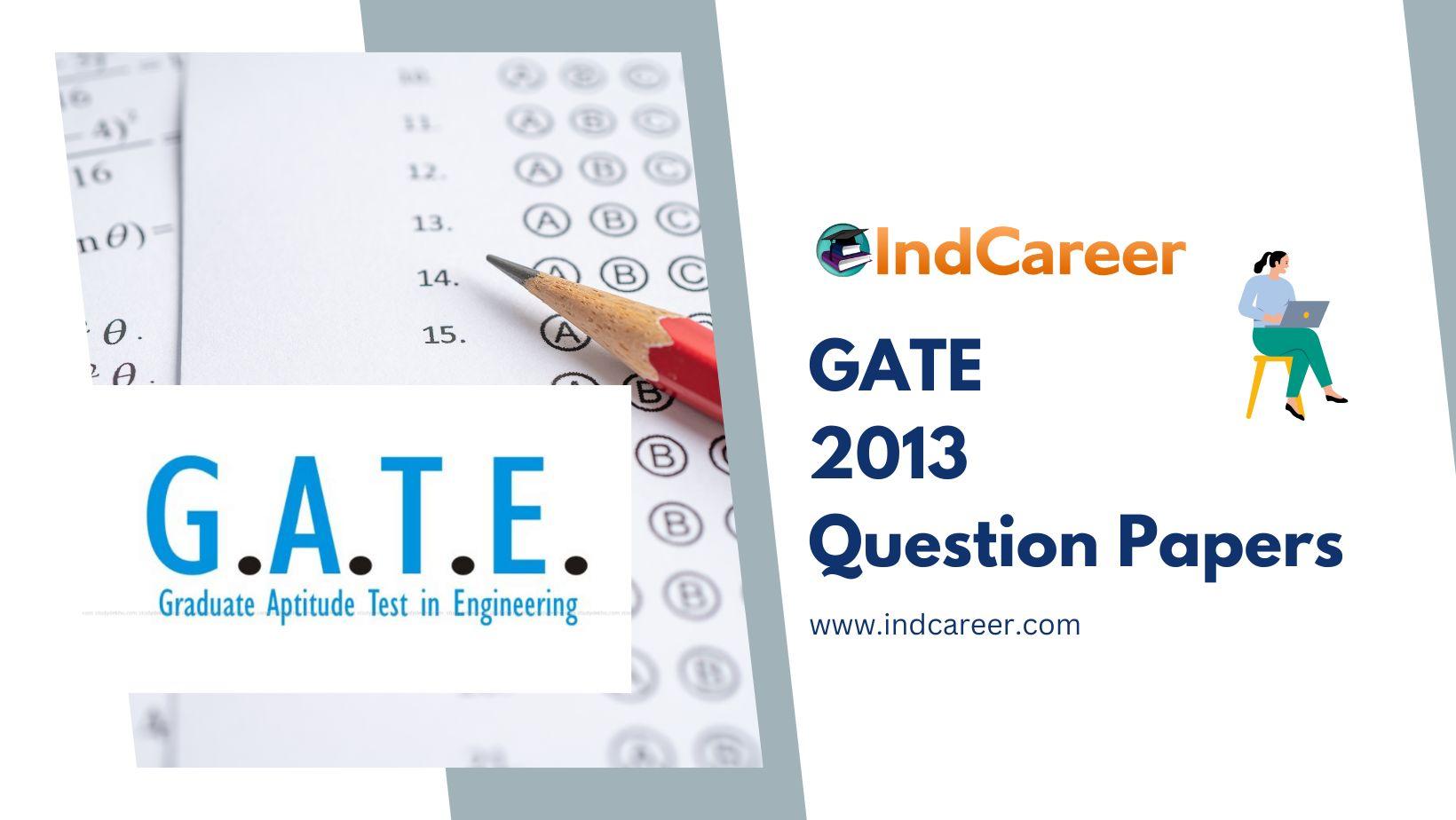 GATE 2013 Question Papers