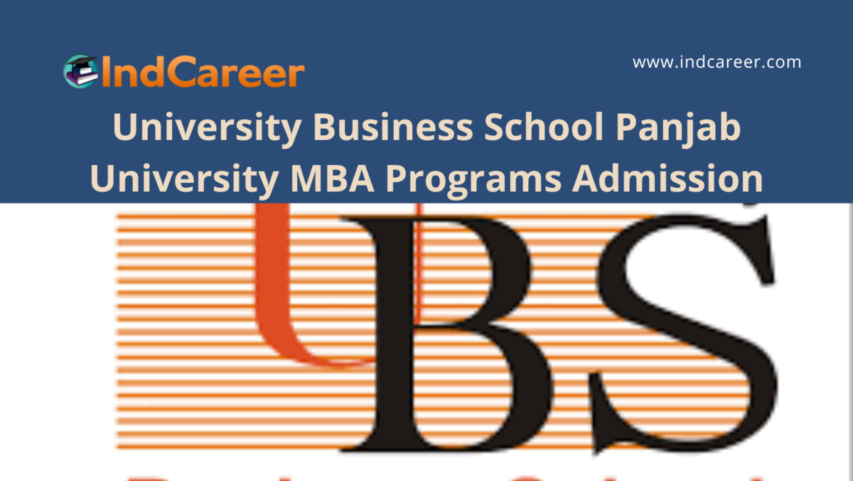 University Business School Panjab University MBA Admission