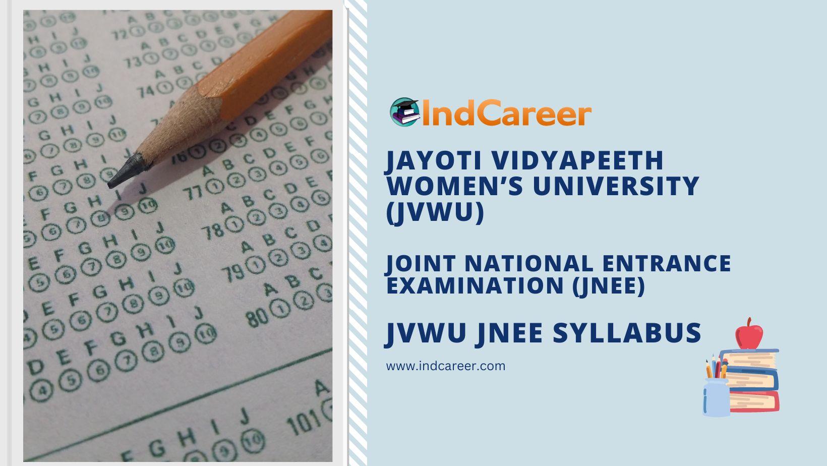 JVWU JNEE Syllabus