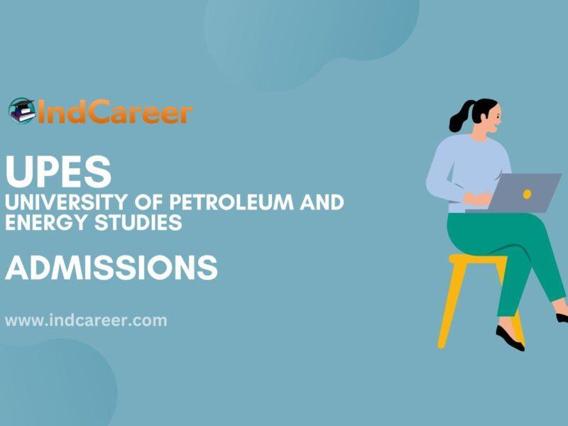 UPES Admissions
