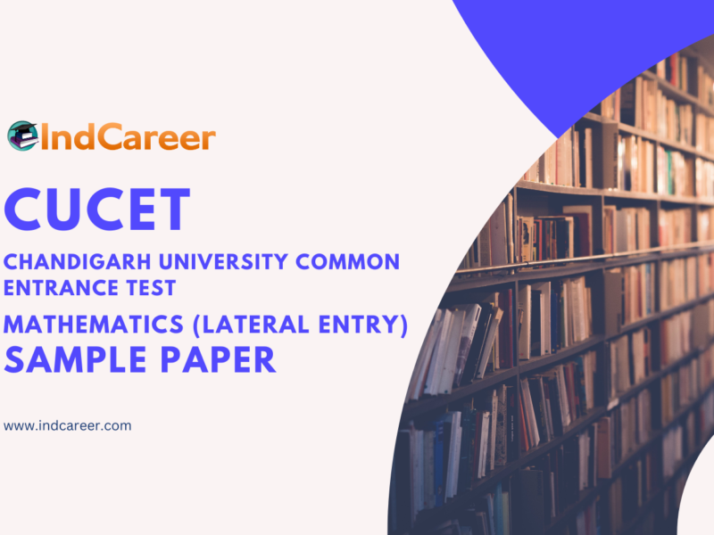 CUCET Mathematics (Lateral Entry) Sample Paper