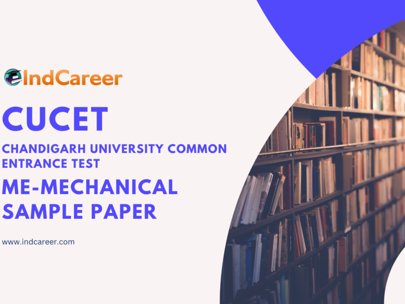 CUCET ME-Mechanical Sample Paper