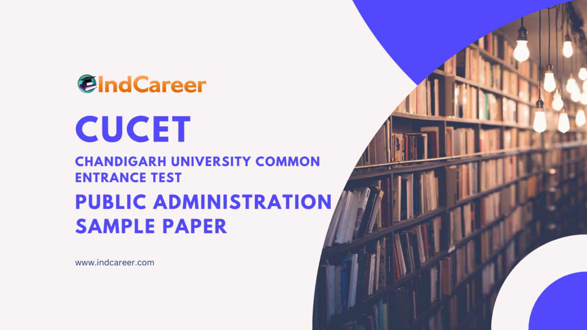 CUCET Public Administration Sample Paper