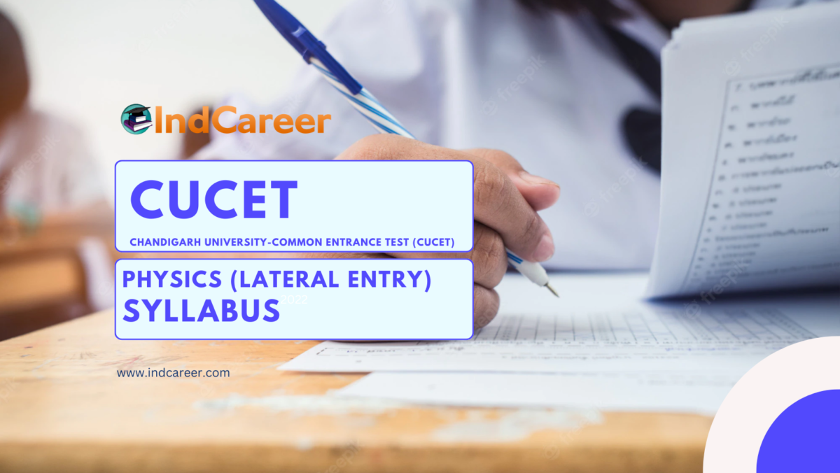 CUCET Physics (Lateral Entry) Syllabus