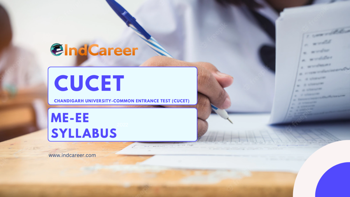 CUCET ME - Electrical Engineering Syllabus
