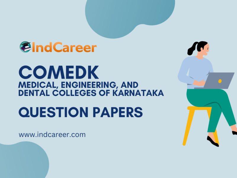 COMEDK Question Papers