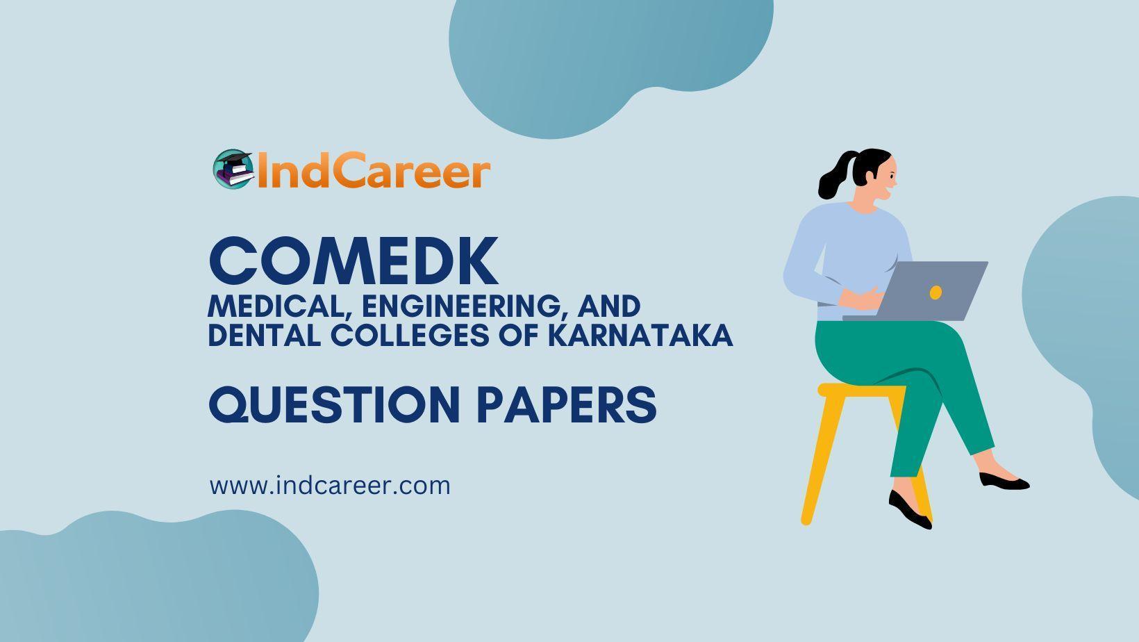 COMEDK Question Papers