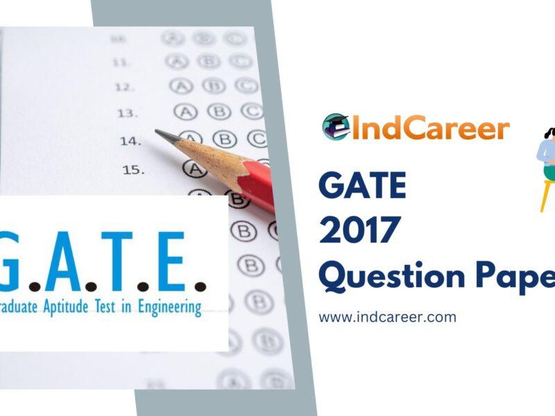 GATE 2017 Question Papers