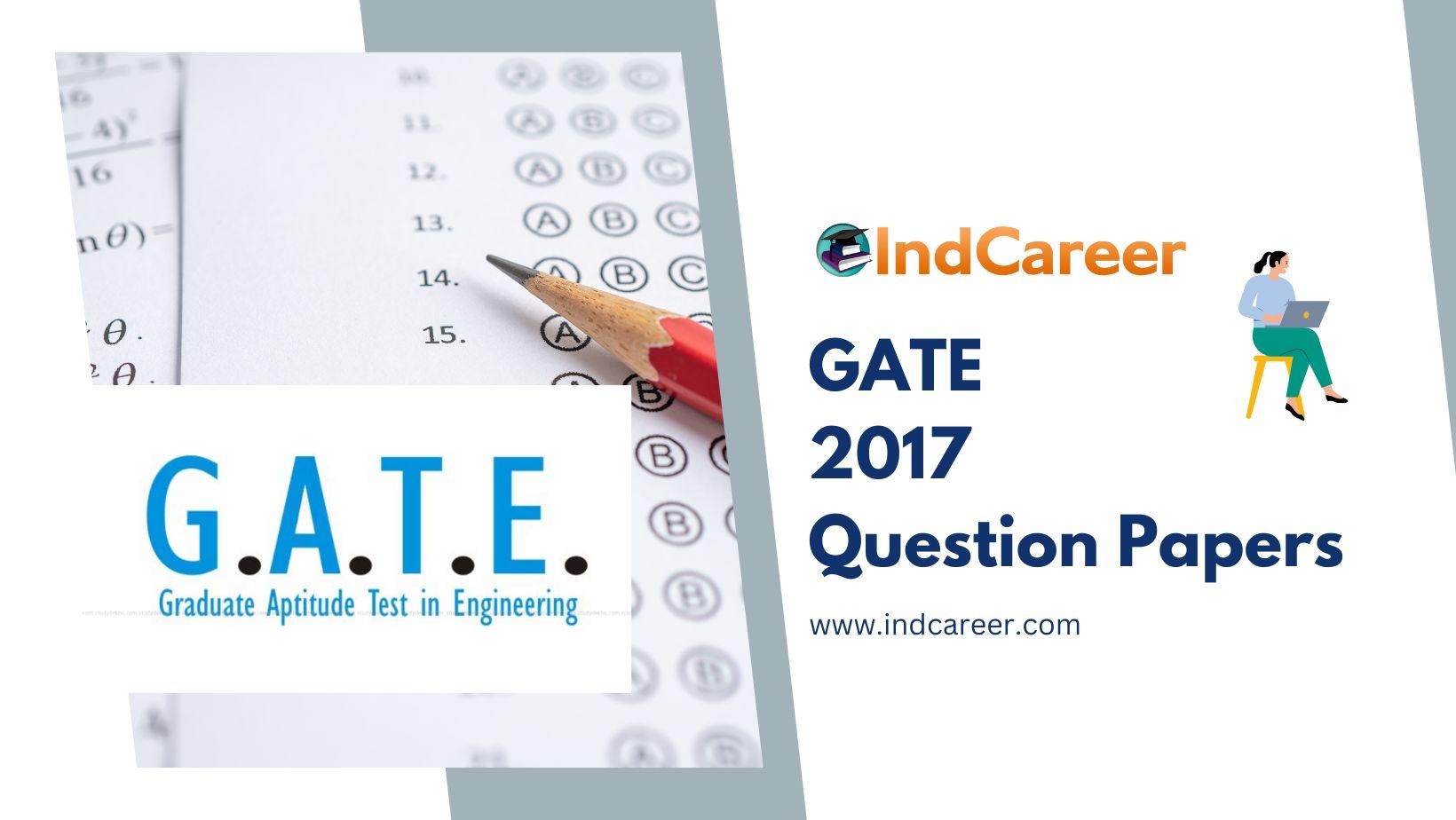 GATE 2017 Question Papers