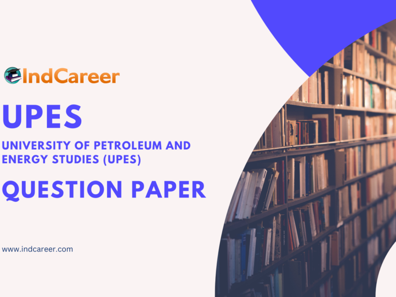UPES Question Papers