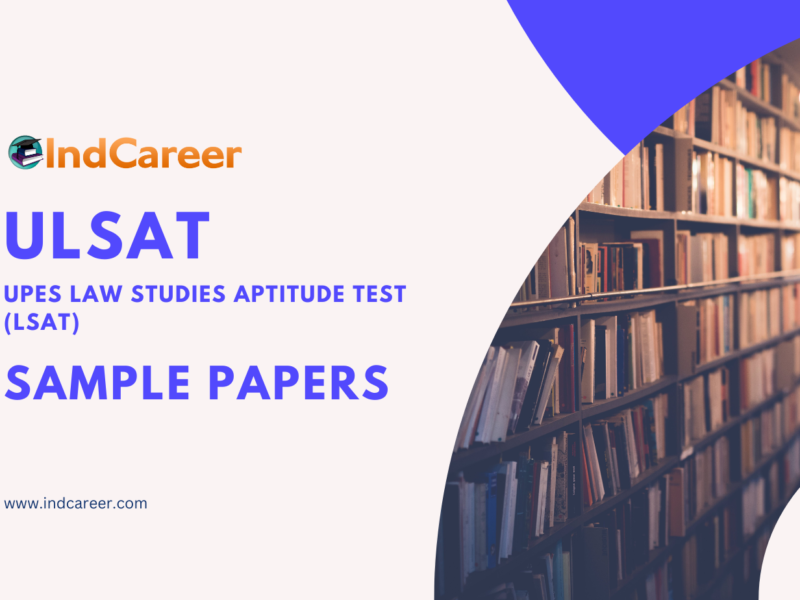 UPES ULSAT Sample Paper