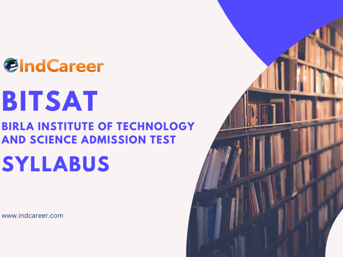 BITSAT Syllabus