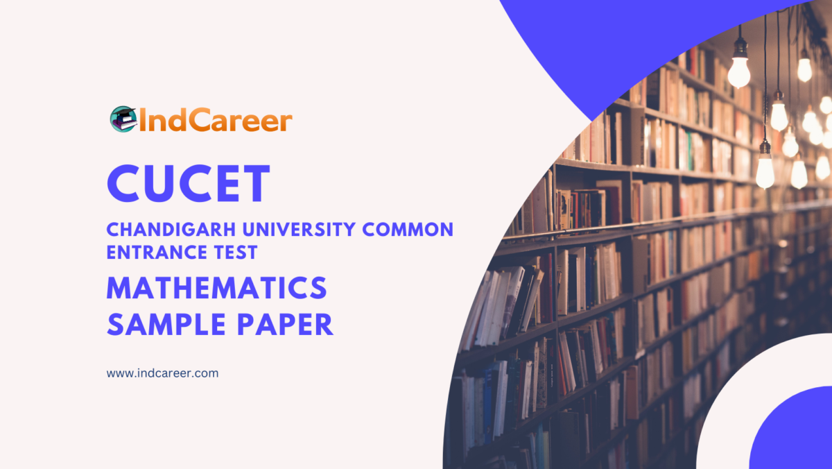 CUCET Mathematics Sample Paper