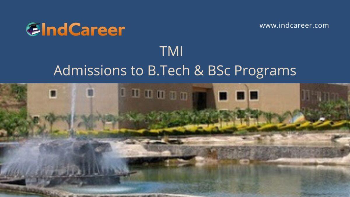 TMI Pune announces Admission to B.Tech & BSc Programs