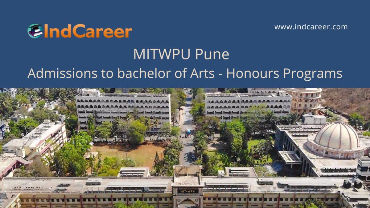 MIT World Peace University (MITWPU) Pune announces Admission to bachelor of Arts - Honours Programs