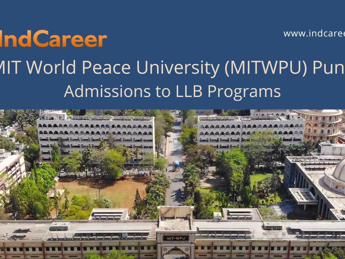 MITWPU Pune announces Admission to LLB Programs
