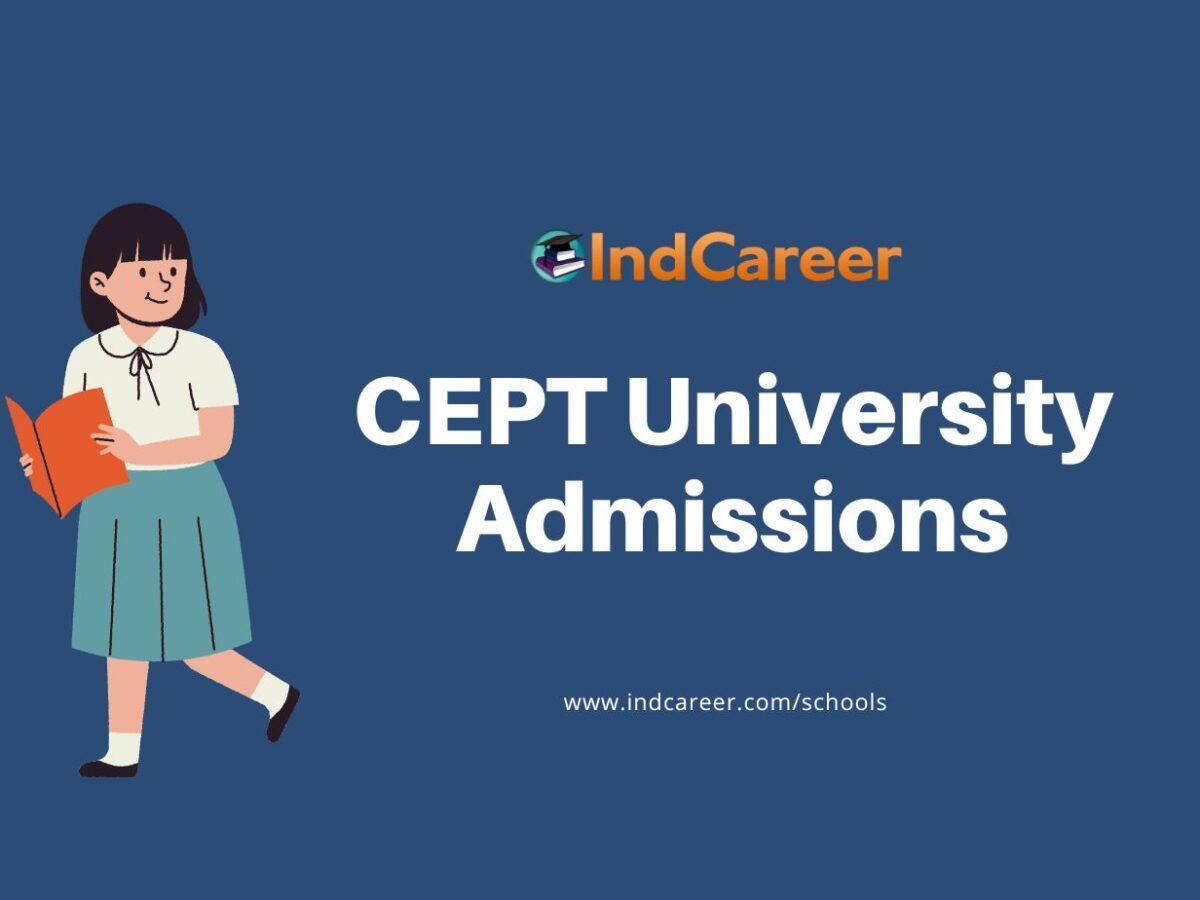 CEPT University Admissions