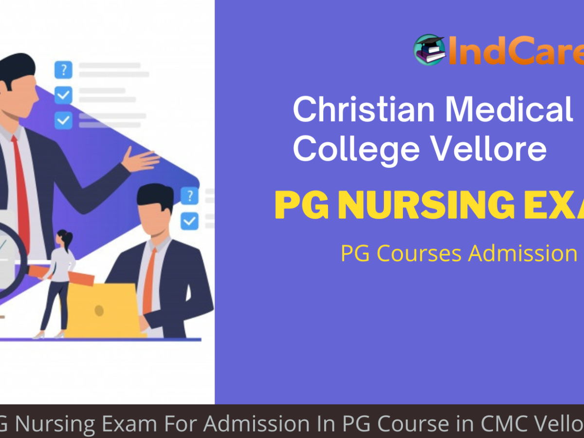 CMC Vellore PG Nursing Exam