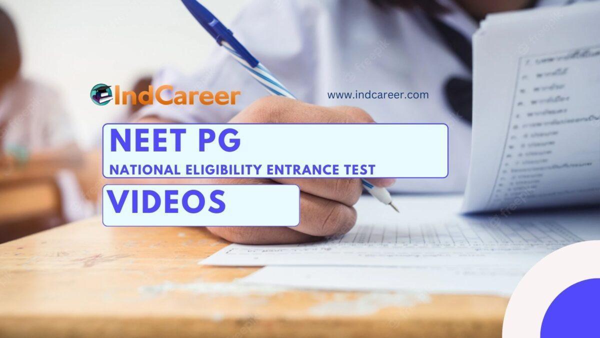 NEET PG Question Paper Videos