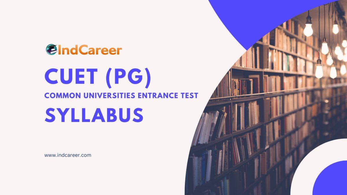 CUET (PG) Syllabus