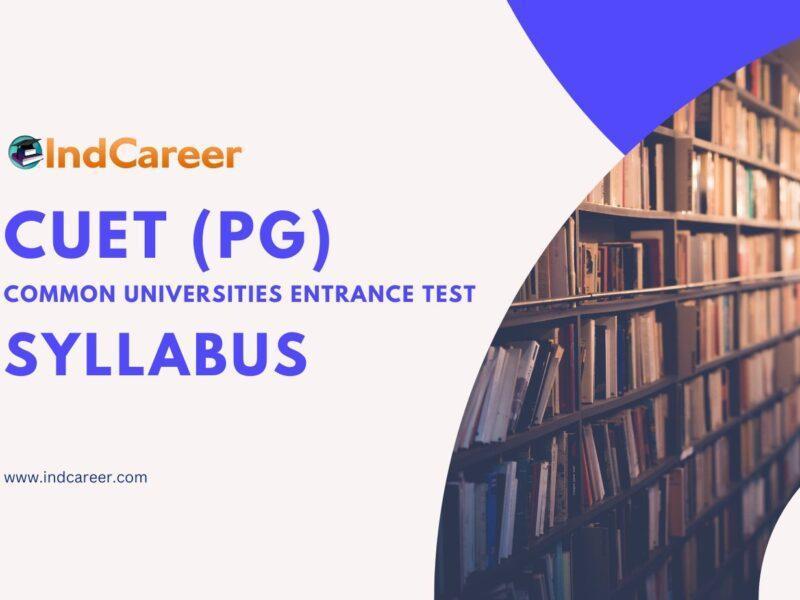 CUET (PG) Syllabus