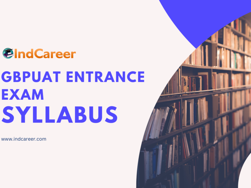 GBPUAT Entrance Exam Syllabus