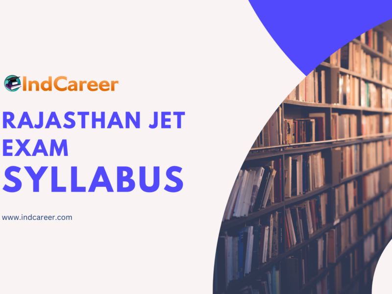 Rajasthan JET Exam Syllabus