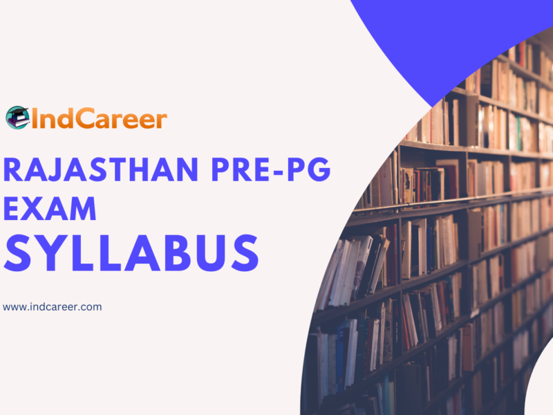 Rajasthan Pre-PG Exam Syllabus